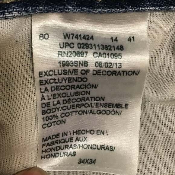 Dickies Relaxed Fit Carpenter Medium Wash Jeans Size 34 - Picture 13 of 13